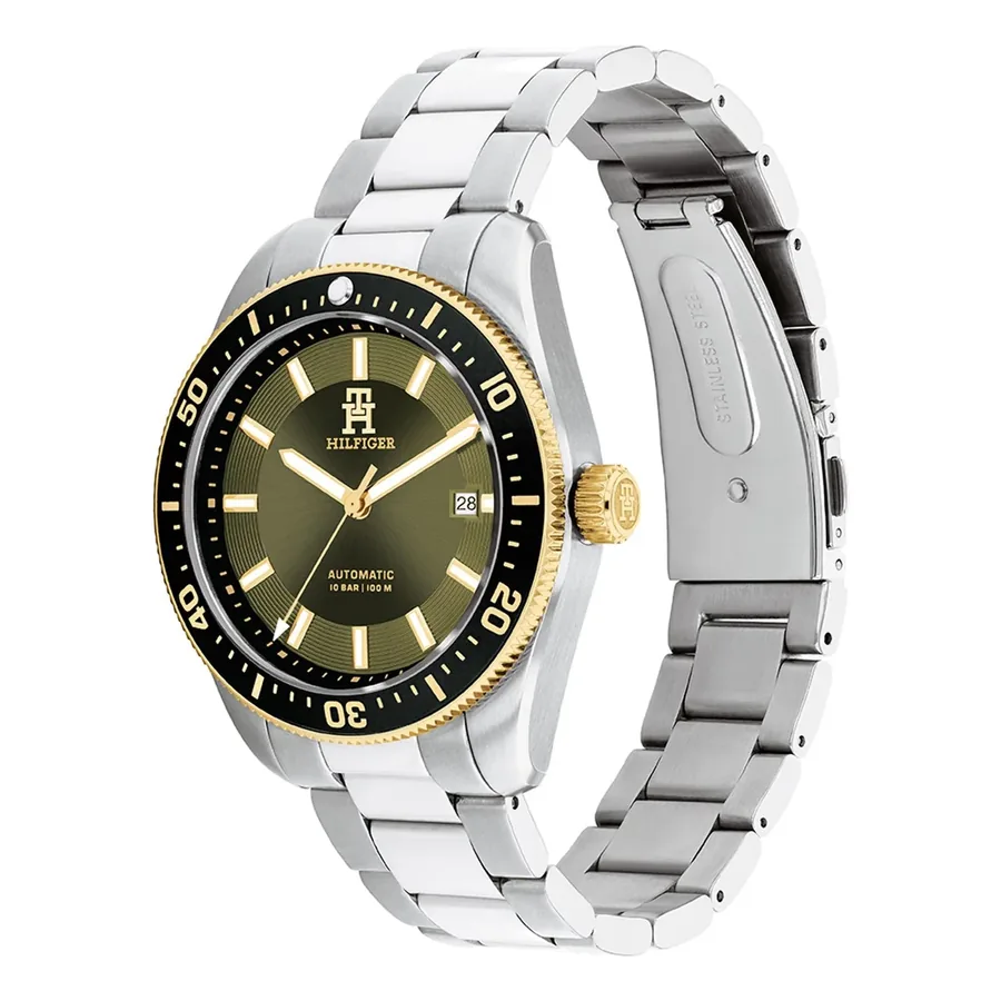 Tommy Hilfiger 40mm Automatic Green Dial, view 3