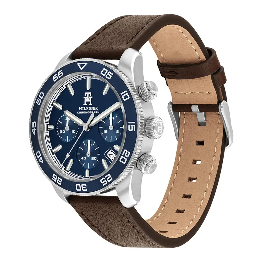 Tommy Hilfiger 44mm Chronograph Blue Dial, view 3