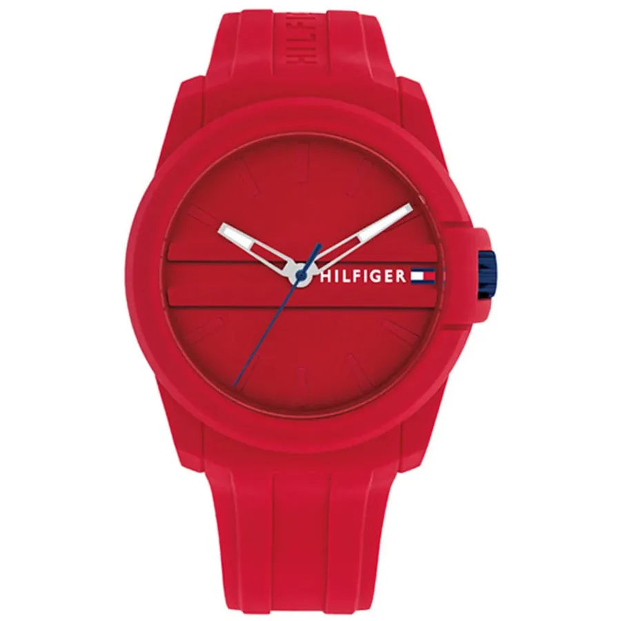 Tommy Hilfiger Austin 44mm Red Dial, front view