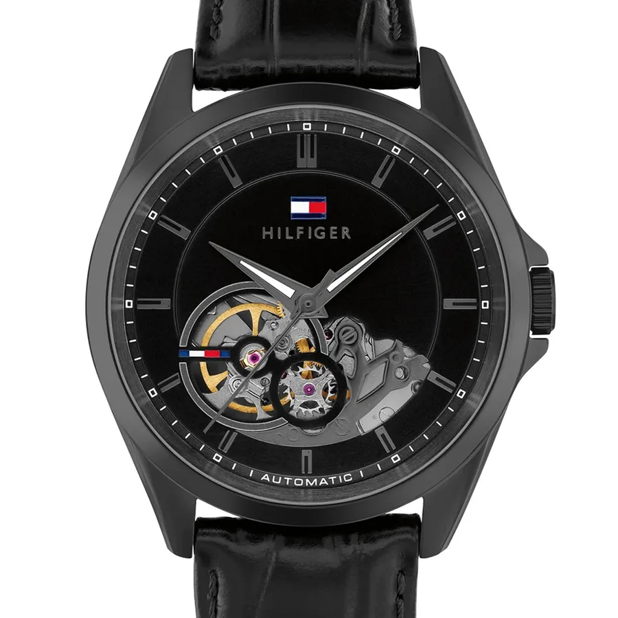 Tommy Hilfiger Baker Automatic 39mm Black Dial, Ref. 1710714, view 2