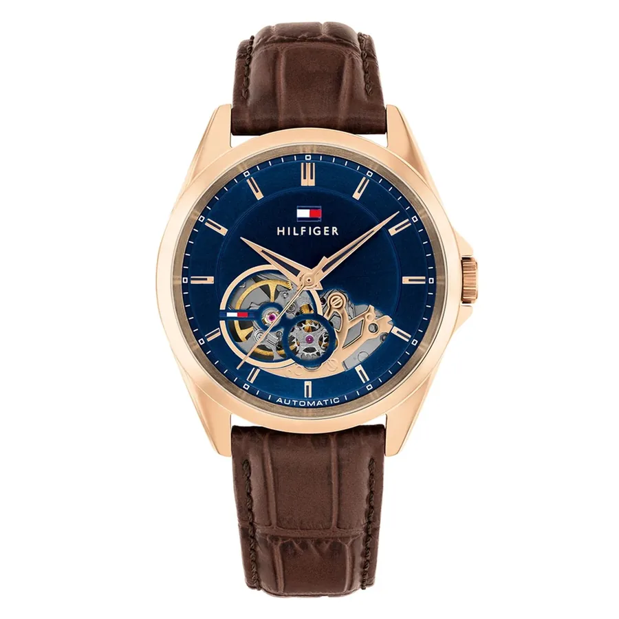 Tommy Hilfiger Baker Automatic 39mm Blue Dial, Ref. 1710715, front view