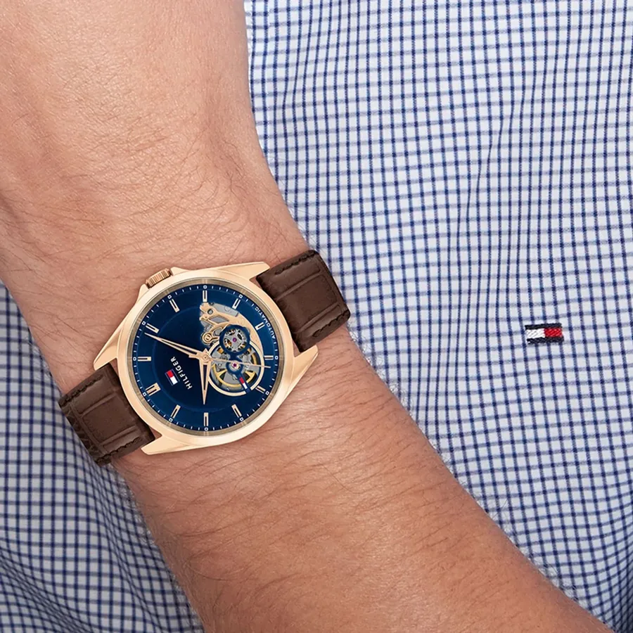 Tommy Hilfiger Baker Automatic 39mm Blue Dial, Ref. 1710715, view 5