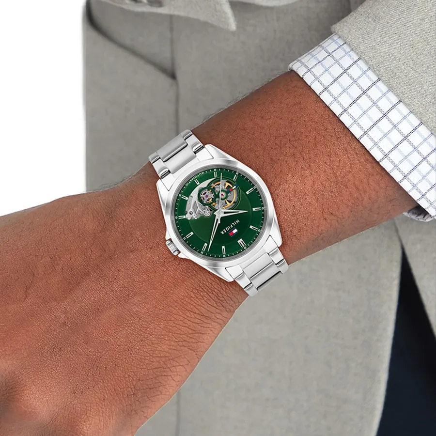 Tommy Hilfiger Baker Automatic 39mm Green Dial, view 5