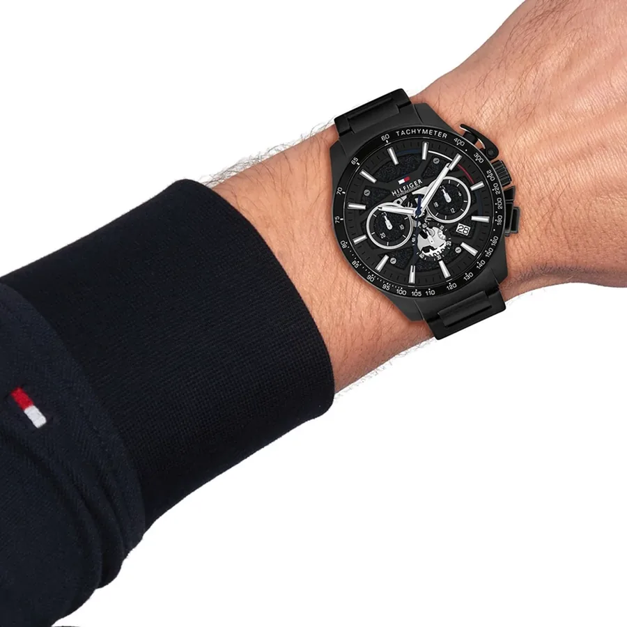 Tommy Hilfiger Bank 44mm Chronograph Black Dial, Ref. 1792262, view 2