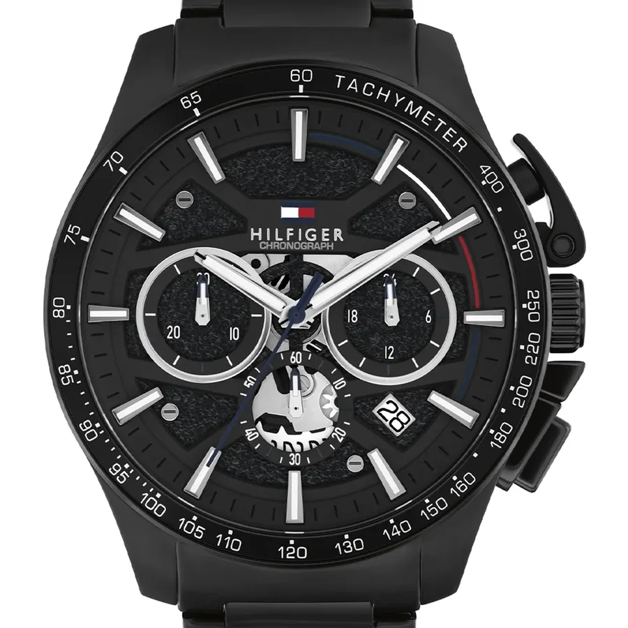 Tommy Hilfiger Bank 44mm Chronograph Black Dial, Ref. 1792262, view 3