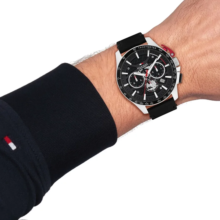 Tommy Hilfiger Bank 44mm Chronograph Black Dial, Ref. 1792258, view 2