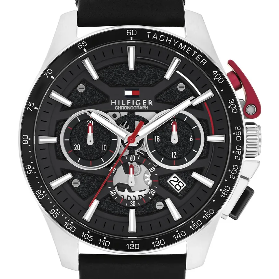 Tommy Hilfiger Bank 44mm Chronograph Black Dial, Ref. 1792258, view 3