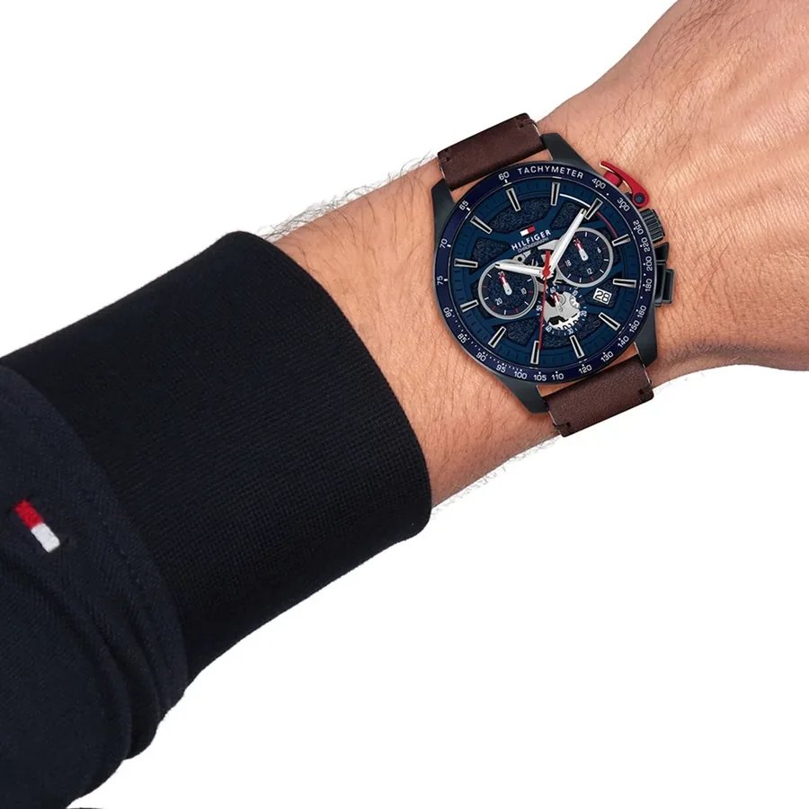 Tommy Hilfiger Bank 44mm Chronograph Blue Dial, Ref. 1792268, view 2