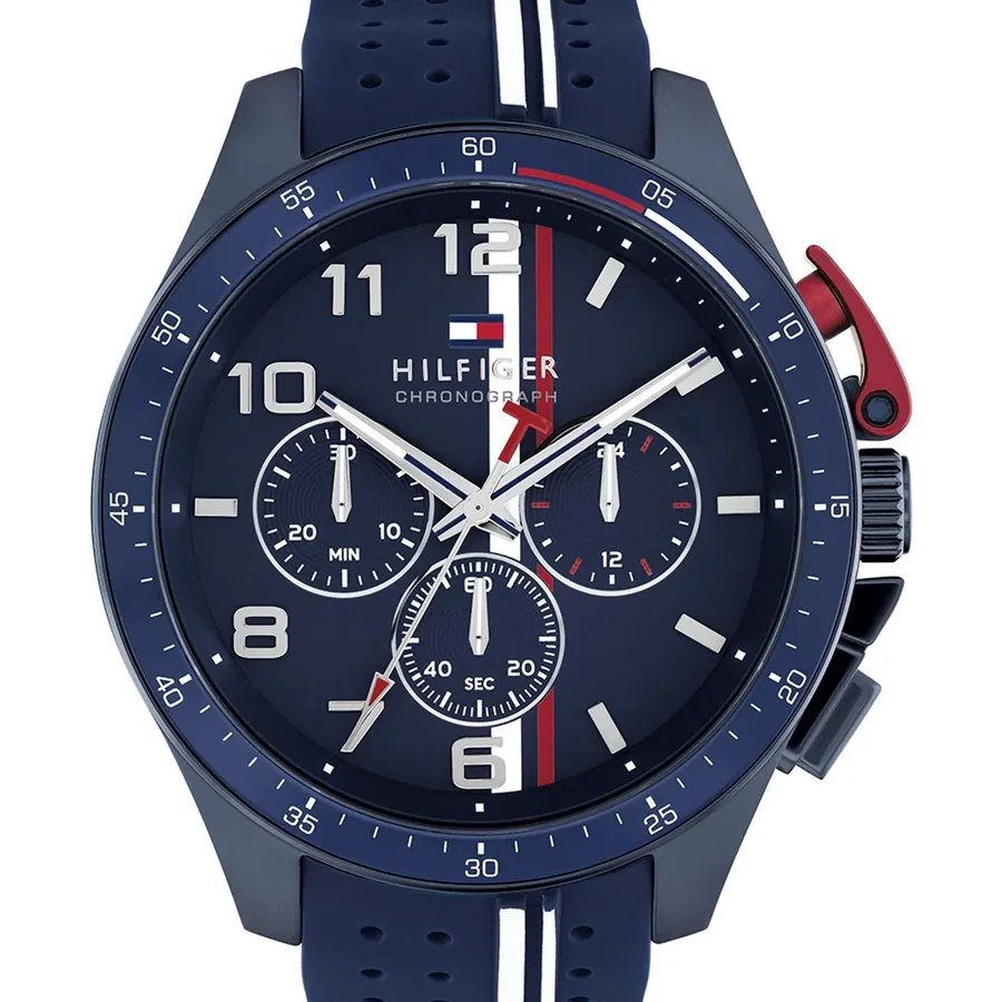 Tommy Hilfiger Bank 46mm Blue Dial, view 2