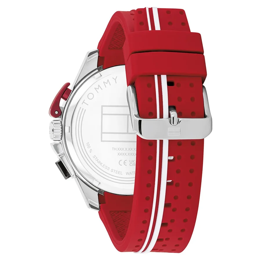 Tommy Hilfiger Bank 46mm Red Dial, view 4