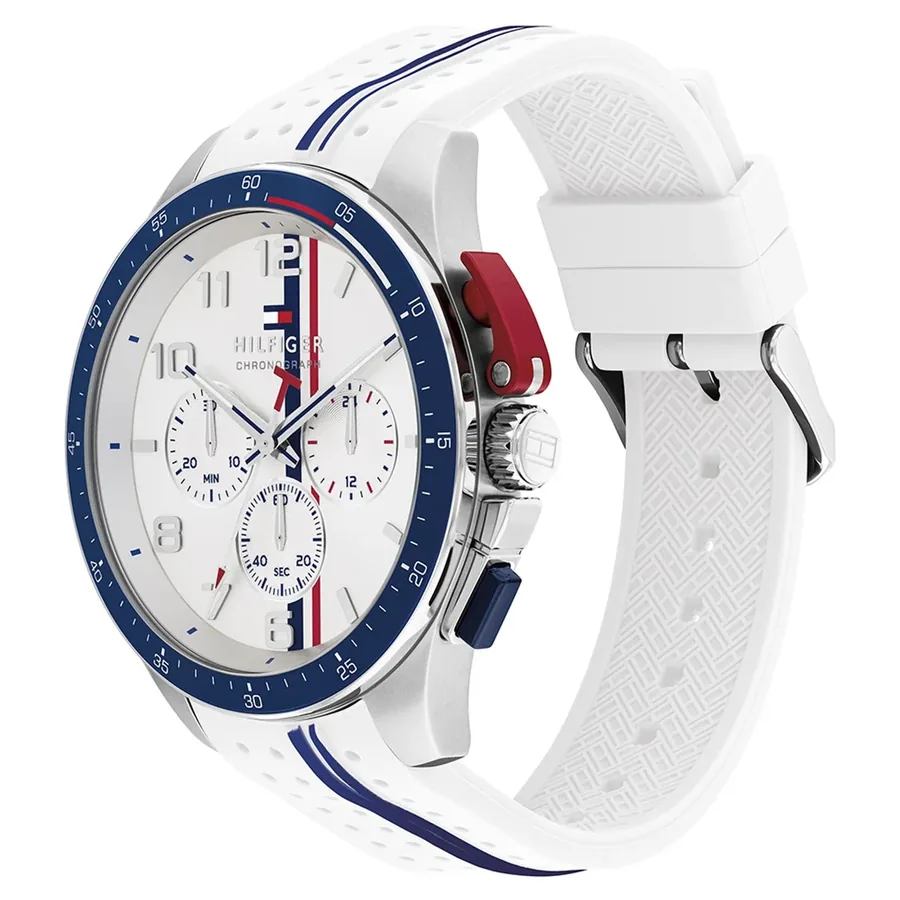 Tommy Hilfiger Bank 46mm White Dial, view 3