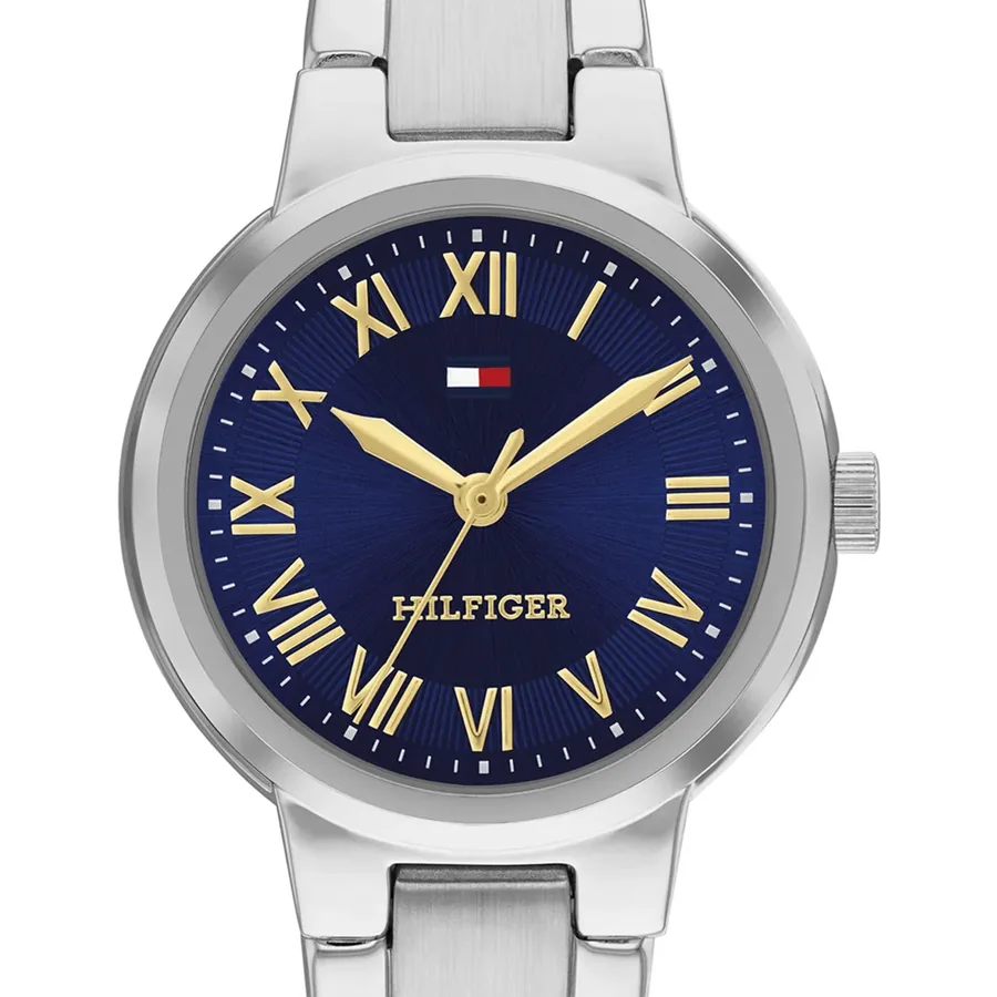 Tommy Hilfiger Becca 28mm Blue Dial, Silver-Tone Stainless Steel Bracelet, view 3
