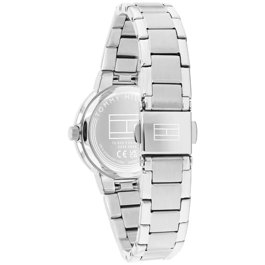 Tommy Hilfiger Becca 28mm Blue Dial, Silver-Tone Stainless Steel Bracelet, view 5