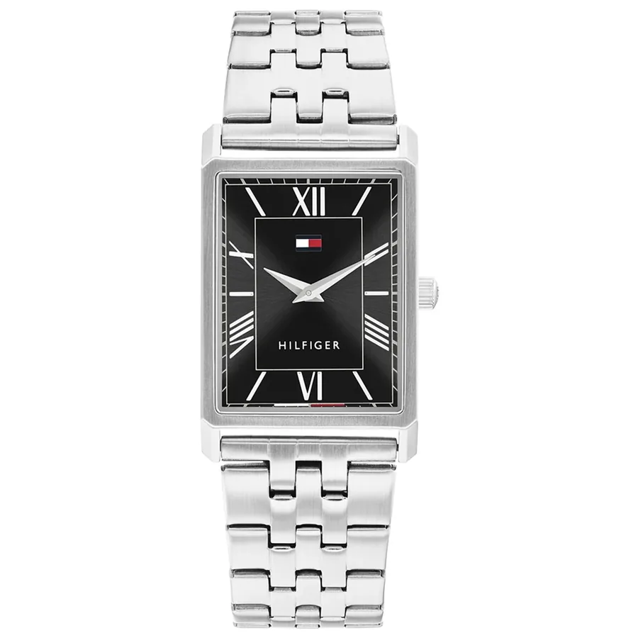 Tommy Hilfiger Ben 40x22.5mm Black Dial, front view