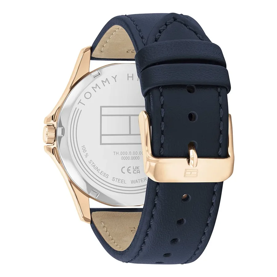 Tommy Hilfiger Bruce 43mm Blue Dial, Blue Leather Strap, view 4