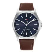 Blue dial / Brown