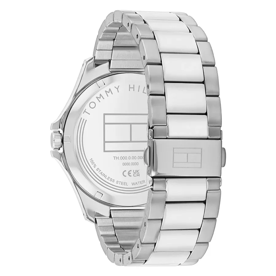 Tommy Hilfiger Bruce 43mm Blue Dial, Silver-Tone Stainless Steel Bracelet, Ref. 1710670, view 4
