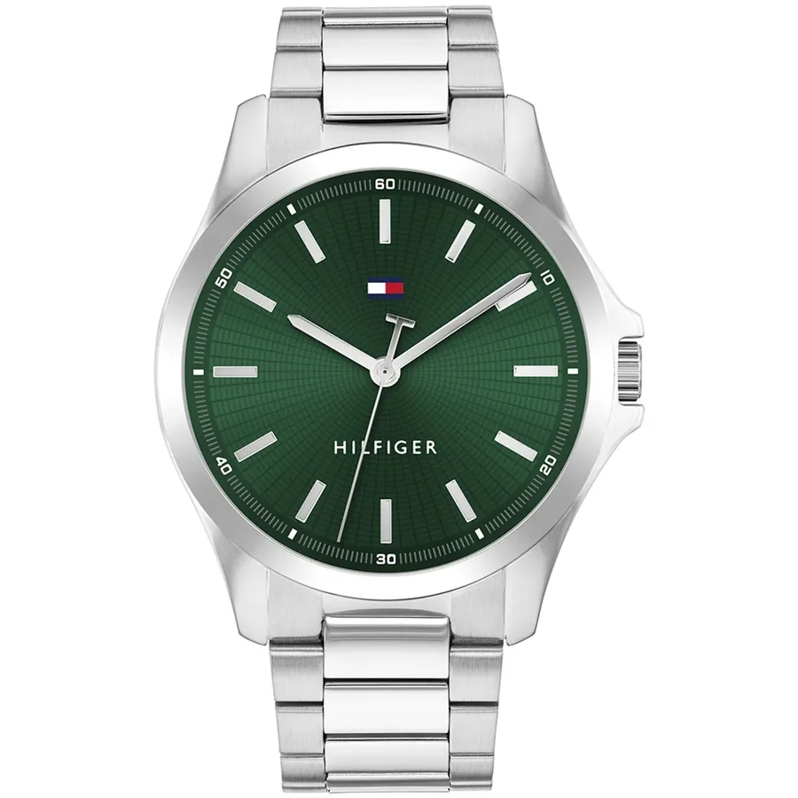 Tommy Hilfiger Bruce 43mm Green Dial, front view