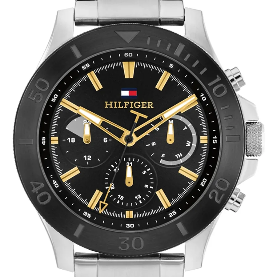 Tommy Hilfiger Bryan 46mm Black Dial, view 2
