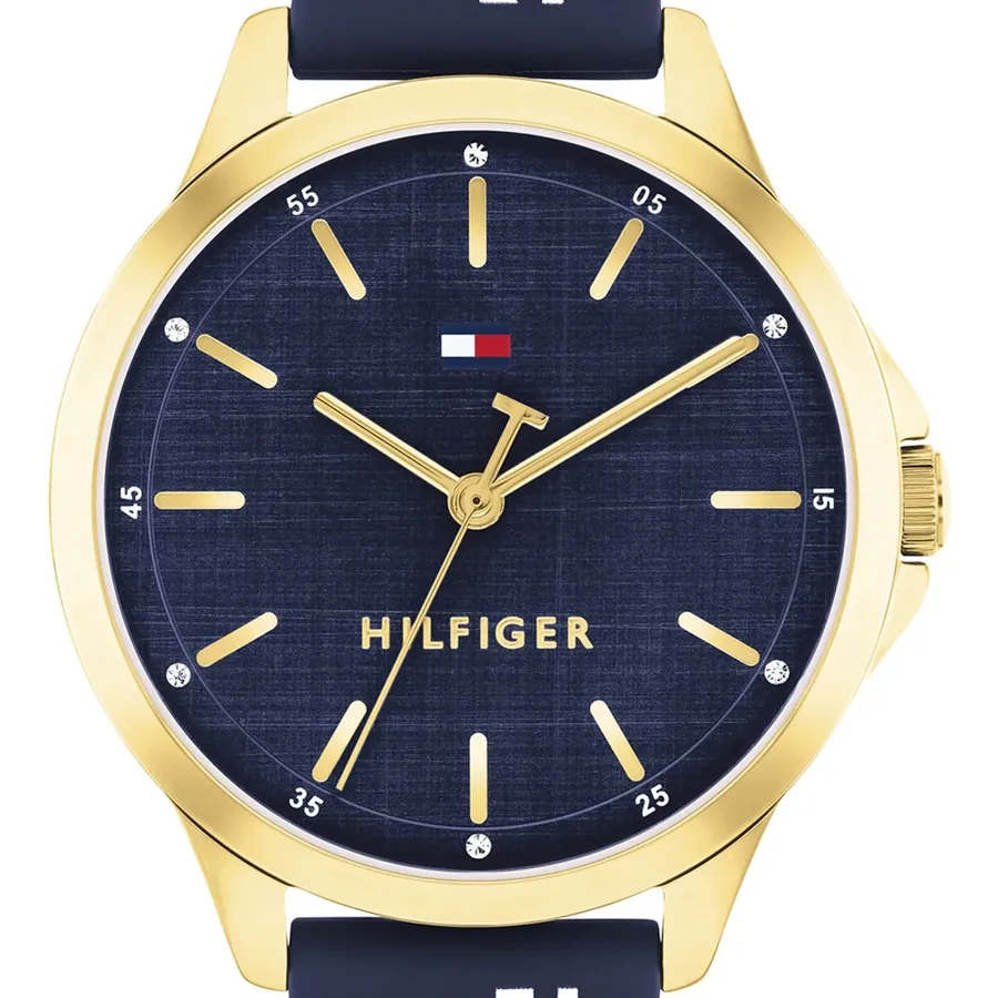 Tommy Hilfiger Chloe 34mm Blue Dial, Blue Silicone Strap, view 2