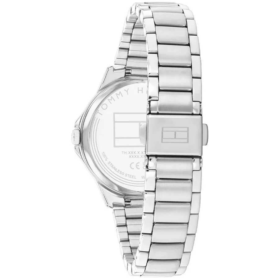 Tommy Hilfiger Chloe 34mm Blue Dial, Silver-Tone Stainless Steel Bracelet, view 4