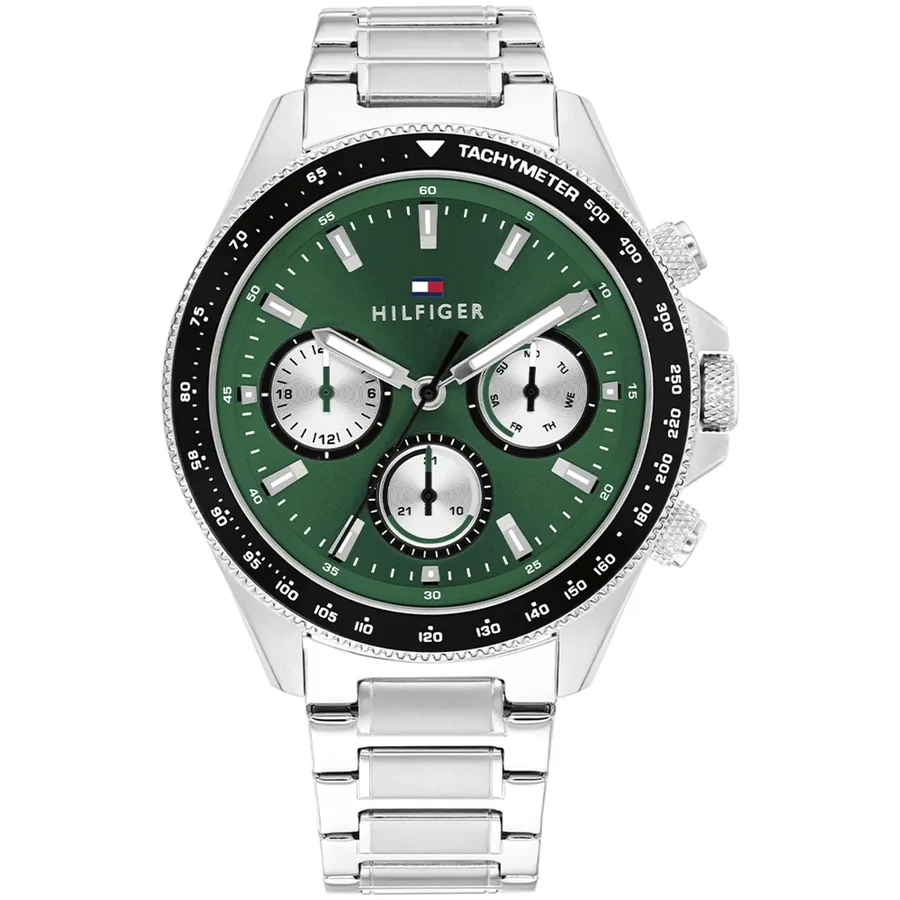 Tommy Hilfiger Clark 44mm Green Dial, front view