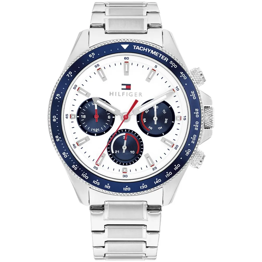 Tommy Hilfiger Clark 44mm White Dial, front view