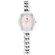 Pink dial / Silver-tone