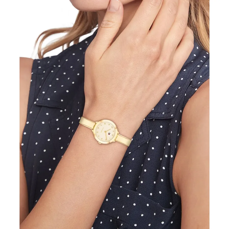 Tommy Hilfiger Demi Bangle 26mm Gold Dial, view 2