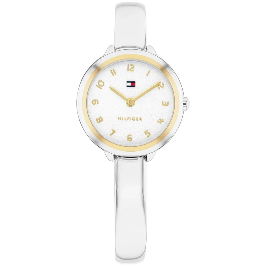 Tommy Hilfiger Demi Bangle 26mm Silver Dial, front view
