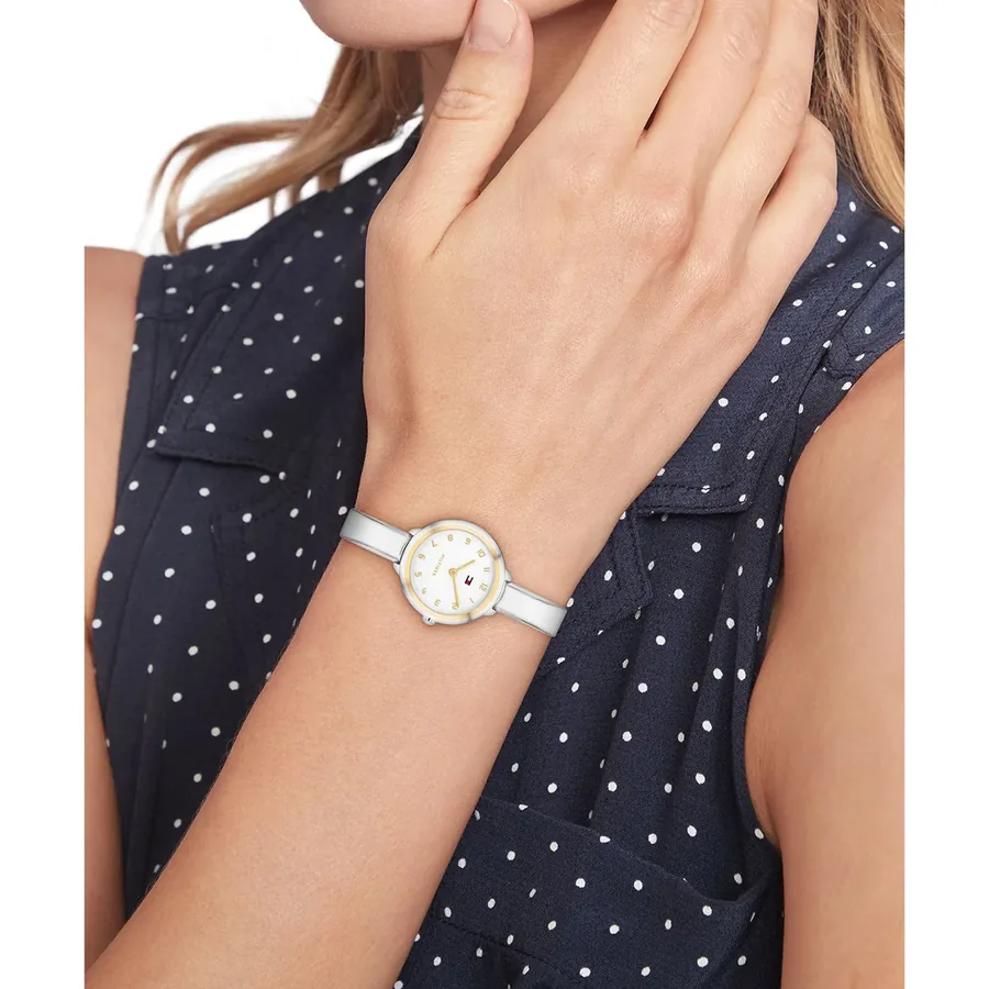 Tommy Hilfiger Demi Bangle 26mm Silver Dial, view 2
