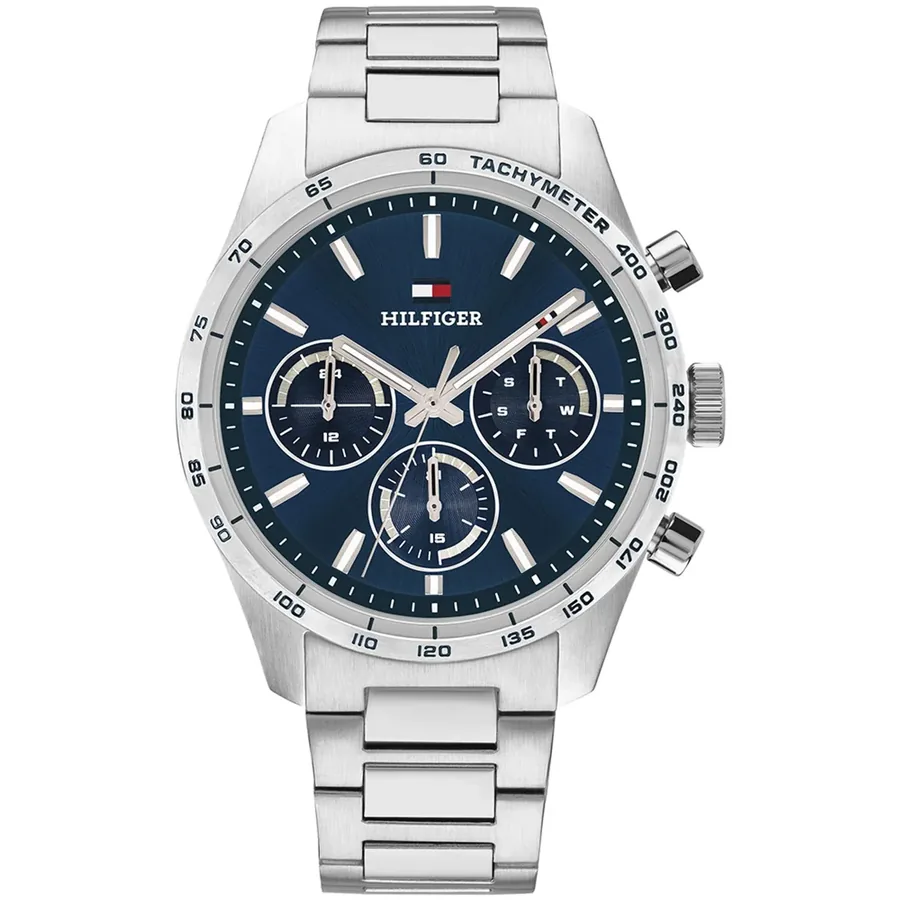 Tommy Hilfiger Hampton 42mm Blue Dial, front view