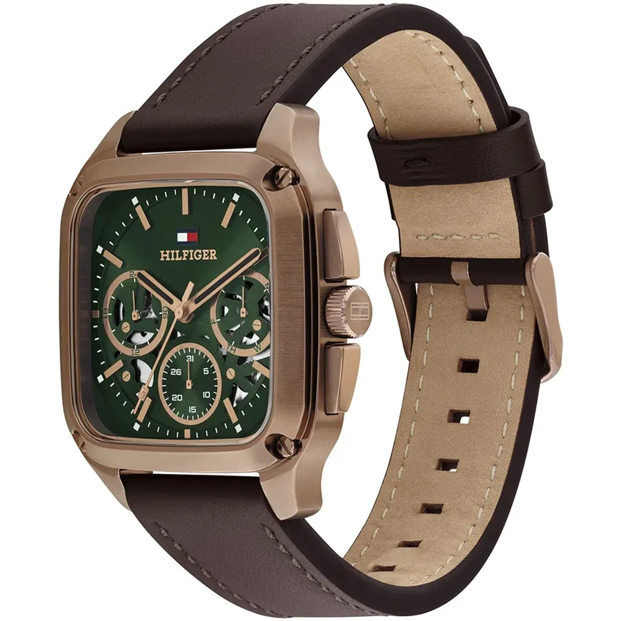 Tommy Hilfiger Herald Skeleton 37x39mm Green Dial, view 4