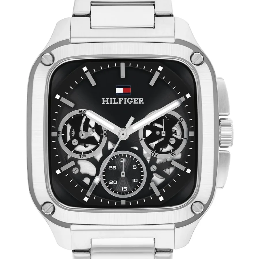 Tommy Hilfiger Herald Skeleton 37x39mm Black Dial, view 3