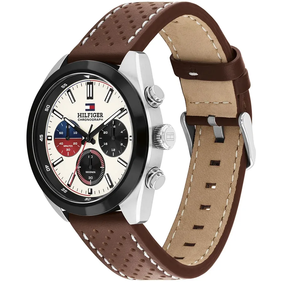 Tommy Hilfiger Hudson 40mm Beige Dial, view 4