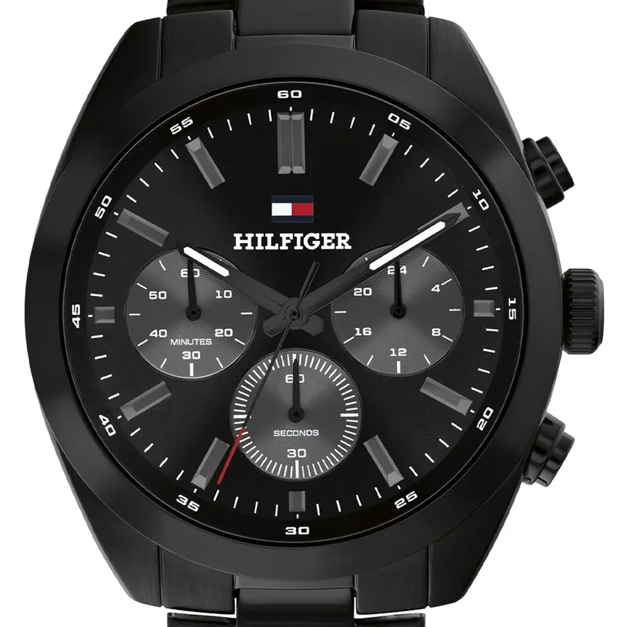 Tommy Hilfiger Hudson 40mm Chronograph Black Dial, view 2