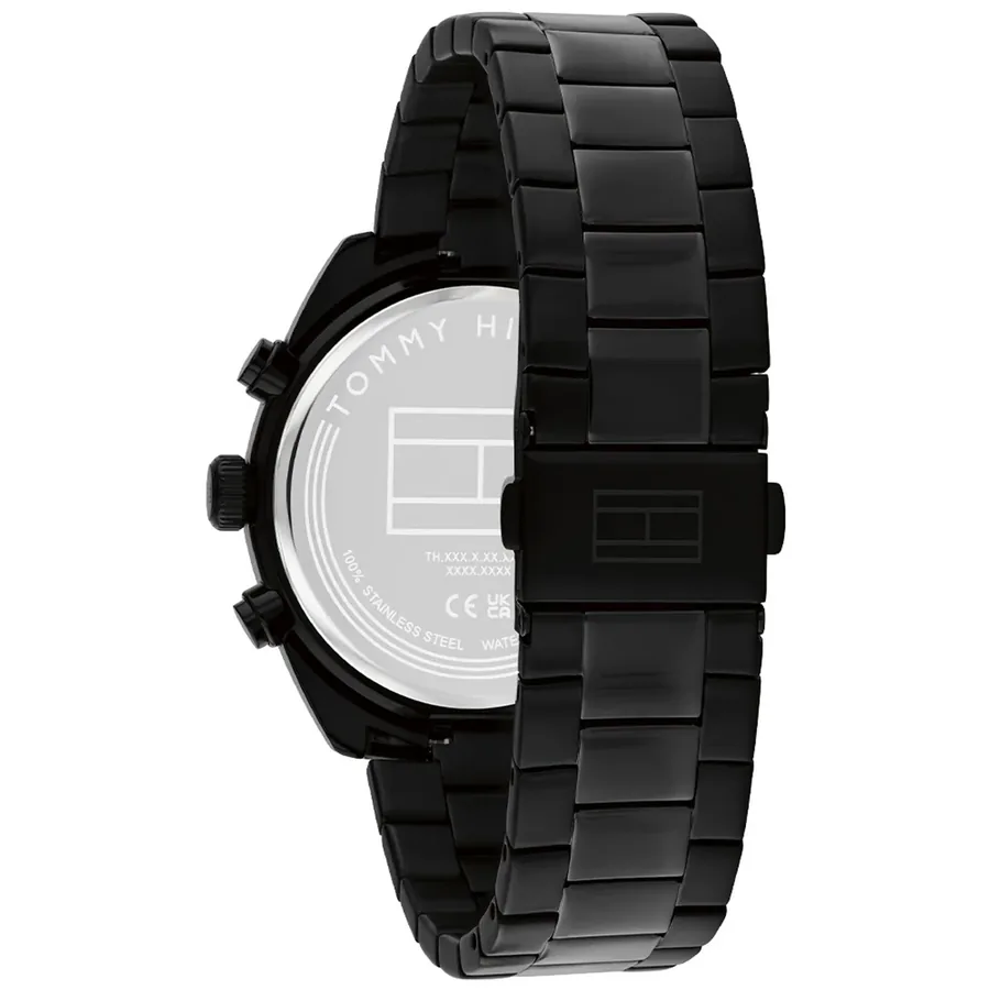 Tommy Hilfiger Hudson 40mm Chronograph Black Dial, view 4