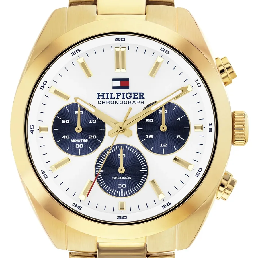 Tommy Hilfiger Hudson 40mm Chronograph White Dial, view 2