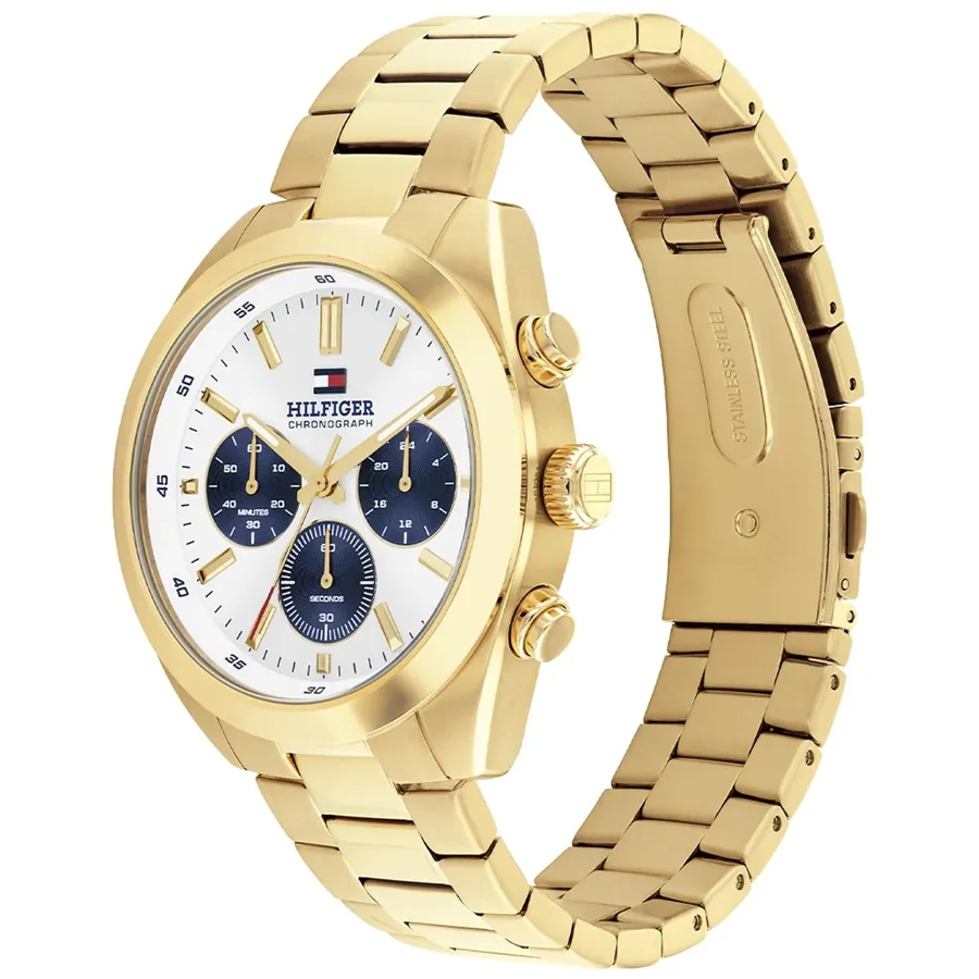 Tommy Hilfiger Hudson 40mm Chronograph White Dial, view 3