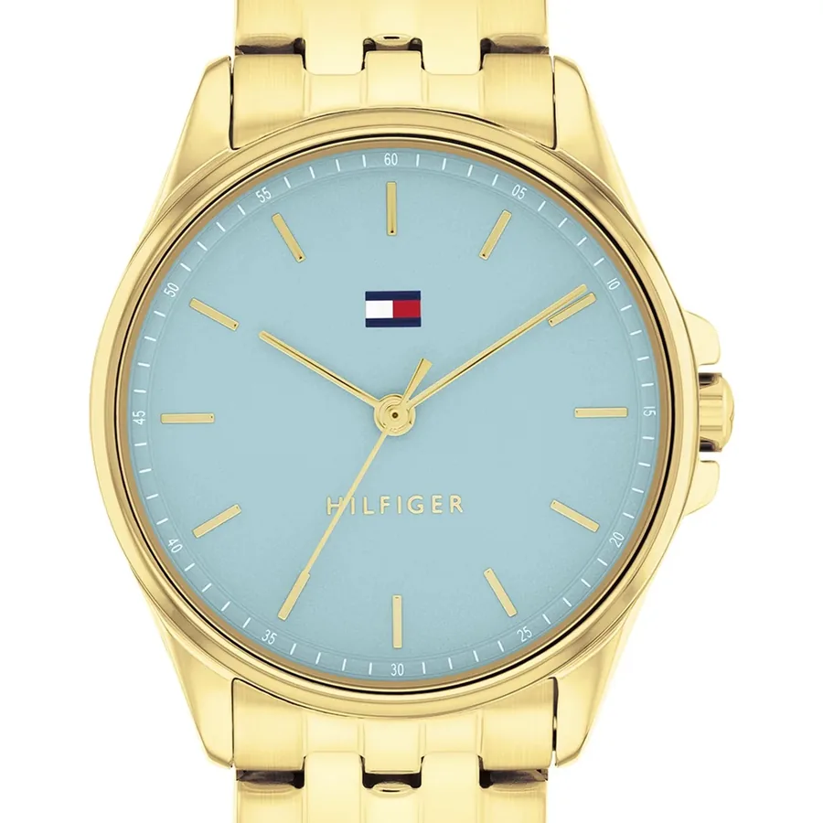 Tommy Hilfiger Jade 30mm Blue Dial, Gold-Tone Stainless Steel Bracelet, Ref. 1782776, view 2