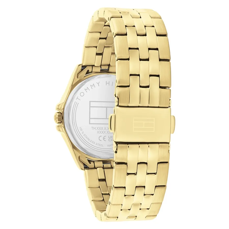 Tommy Hilfiger Jade 30mm Blue Dial, Gold-Tone Stainless Steel Bracelet, Ref. 1782776, view 4