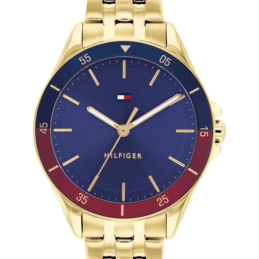 Tommy Hilfiger Jade 30mm Blue Dial, Gold-Tone Stainless Steel Bracelet, Ref. 1782891, view 3