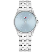 Blue dial / Silver-tone