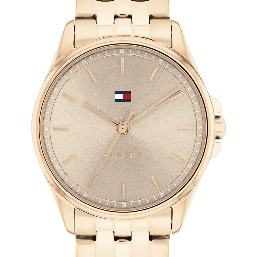 Tommy Hilfiger Jade 30mm Greyish Brown Dial, Rose Gold-Tone Stainless Steel Bracelet, view 2