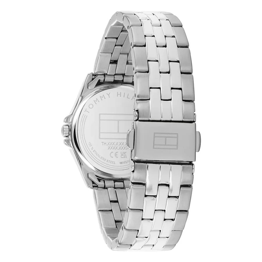 Tommy Hilfiger Jade 30mm White Dial, Silver-Tone Stainless Steel Bracelet, view 4