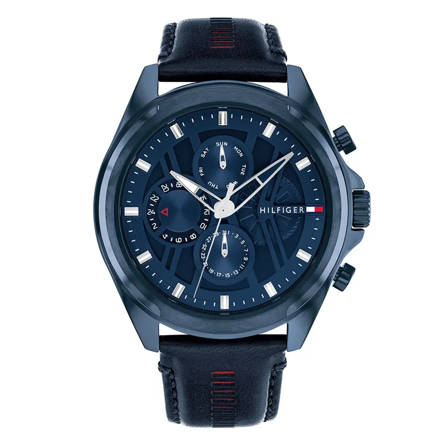 Tommy Hilfiger Jax 48mm Blue Dial, front view