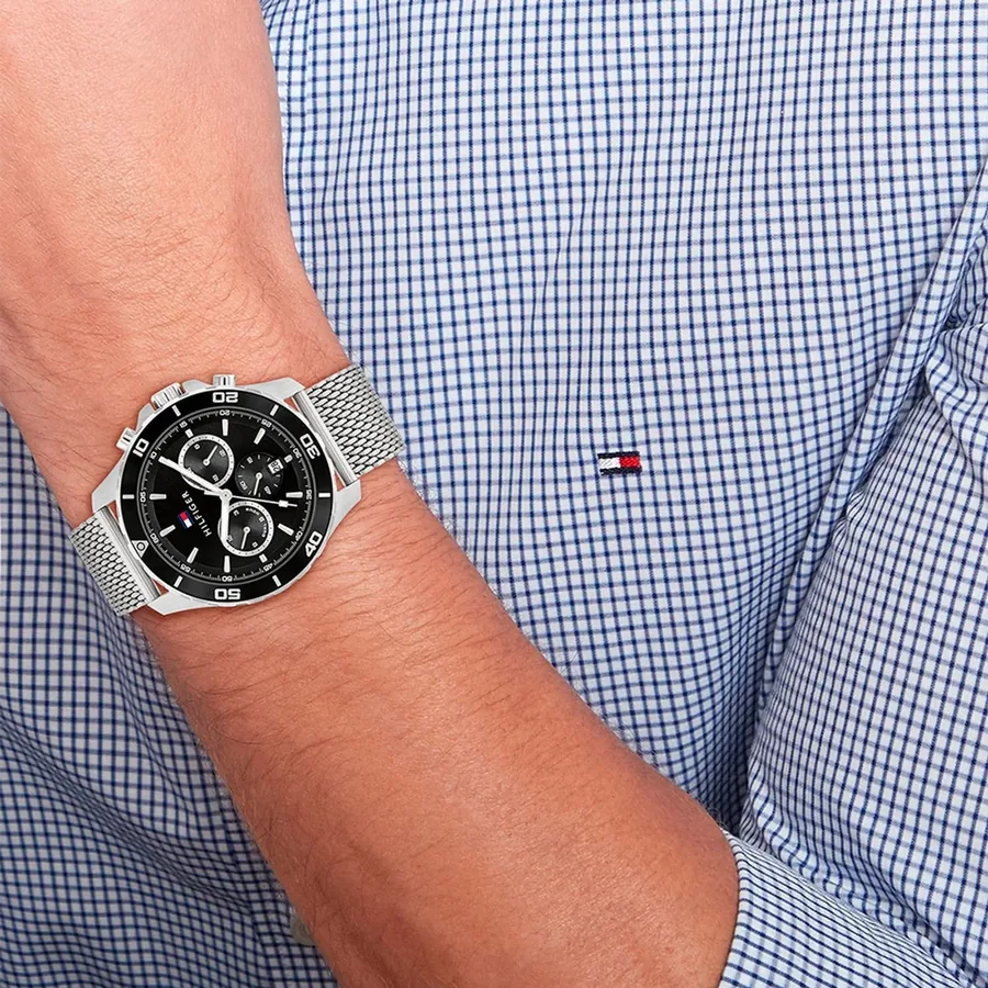 Tommy Hilfiger Jordan 43mm Black Dial, view 5
