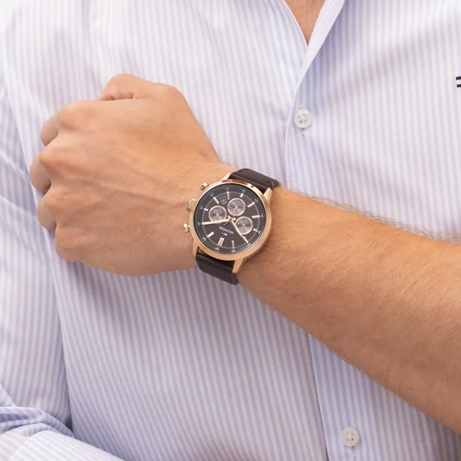 Tommy Hilfiger Kent 43mm Chocolate Dial, view 2