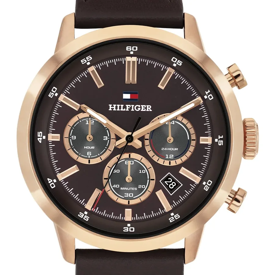 Tommy Hilfiger Kent 43mm Chocolate Dial, view 3