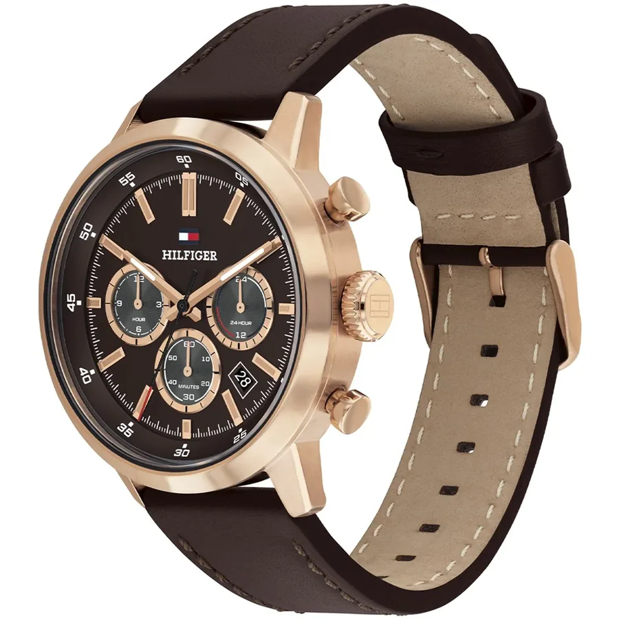 Tommy Hilfiger Kent 43mm Chocolate Dial, view 4